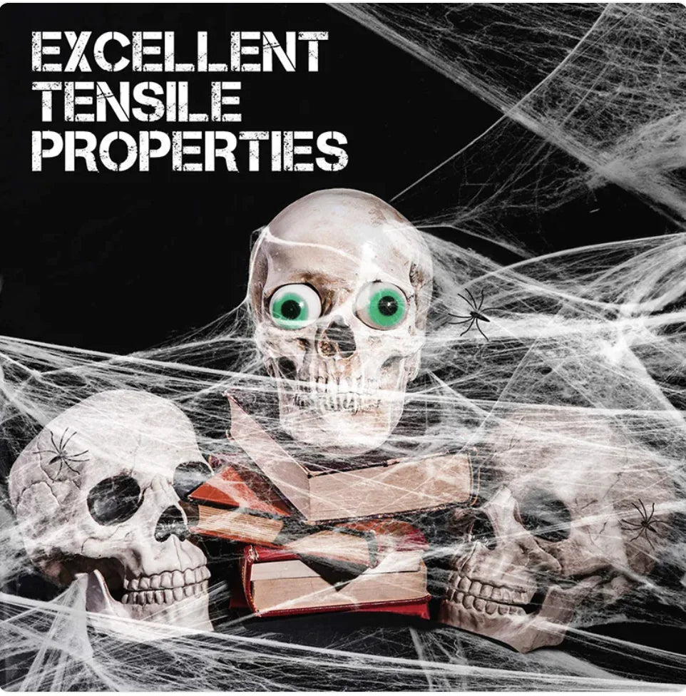 Halloween Spider Web Cotton Decoration for Haunted House & Party