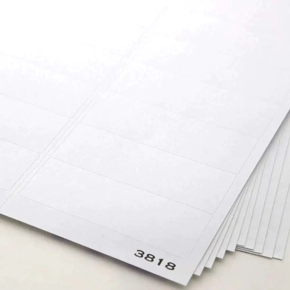 White Address Labels 1″ X 2 5/8″ (300/Pack)