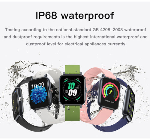 Smartwatch inteligente a prueba de agua ip68