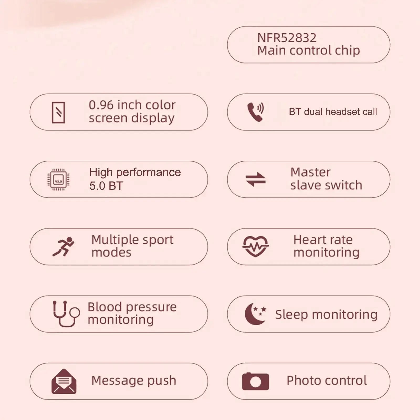 Reloj Inteligente 2 en 1 y Auriculares Inalámbricos Fitness Combo